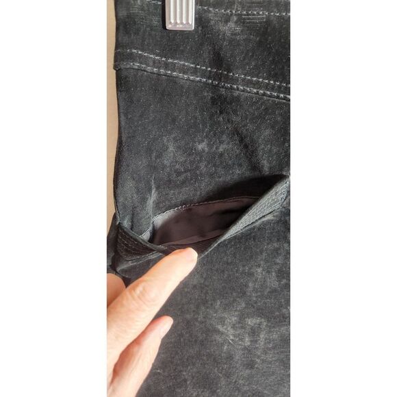 NEW MNG Zippered Suede Mini Skirt, Size Small - Picture 7 of 12
